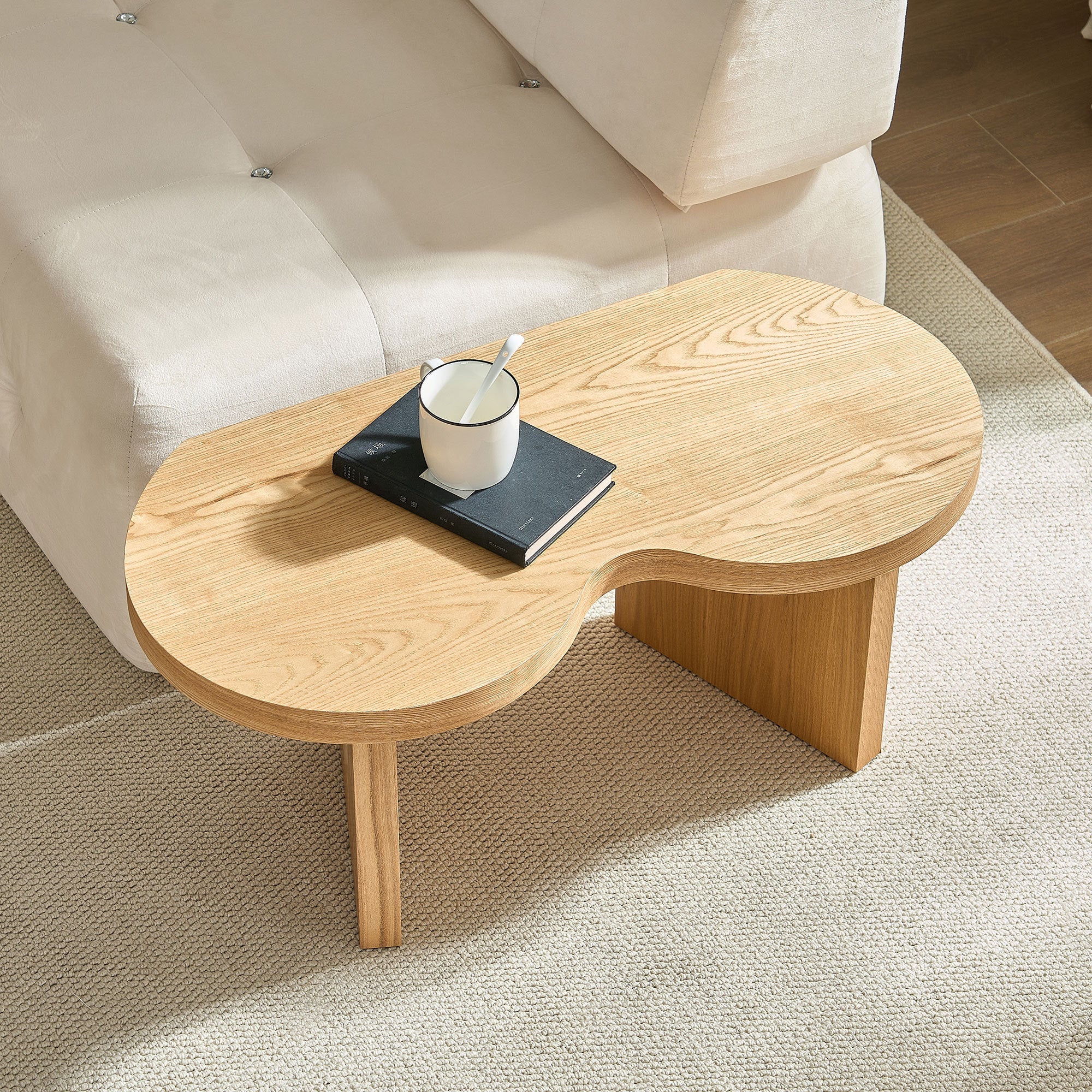 Table, Modern Butterfly MDF Coffee Table, Used In Living Rooms, Bedrooms,