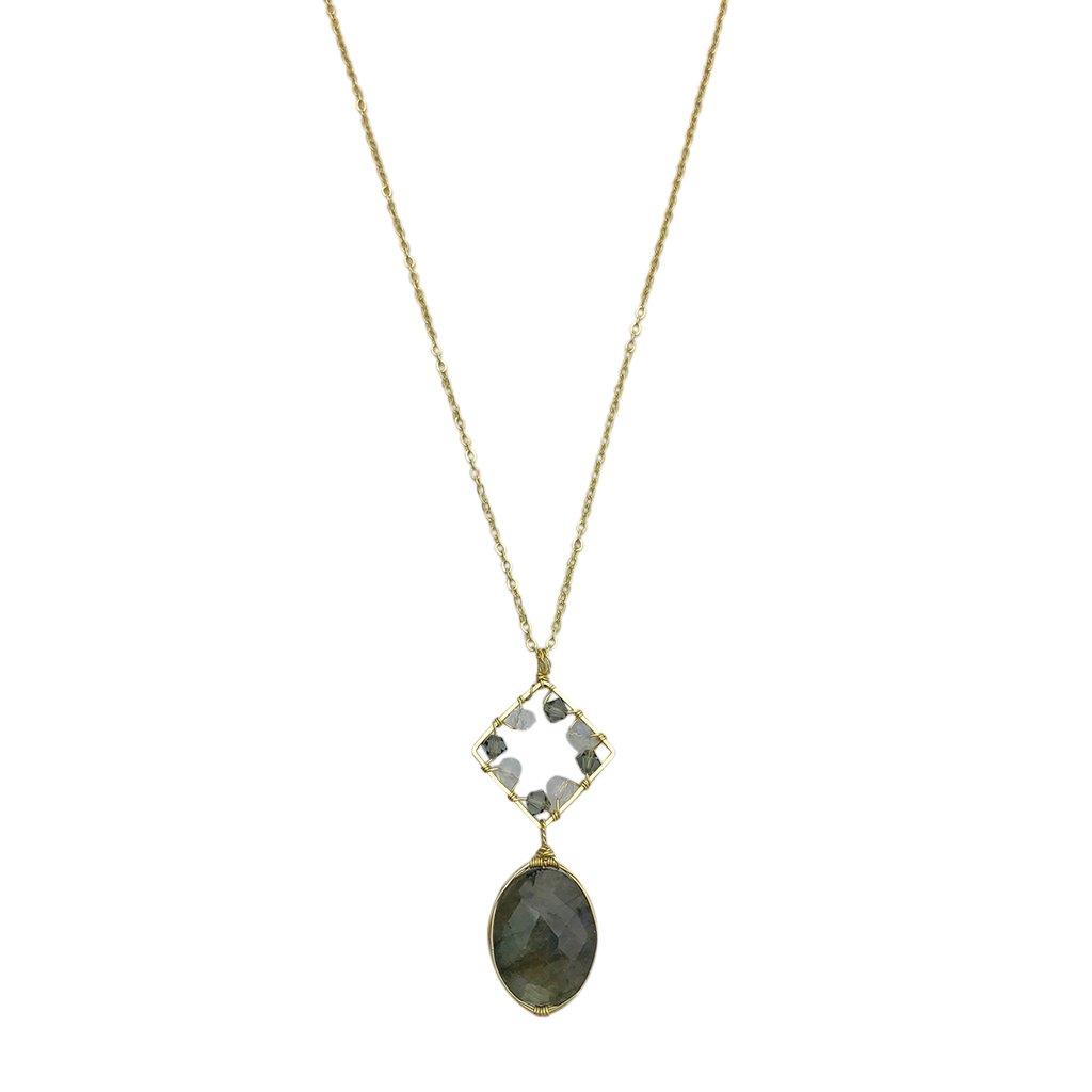 Necklace, Labradorite Pendant