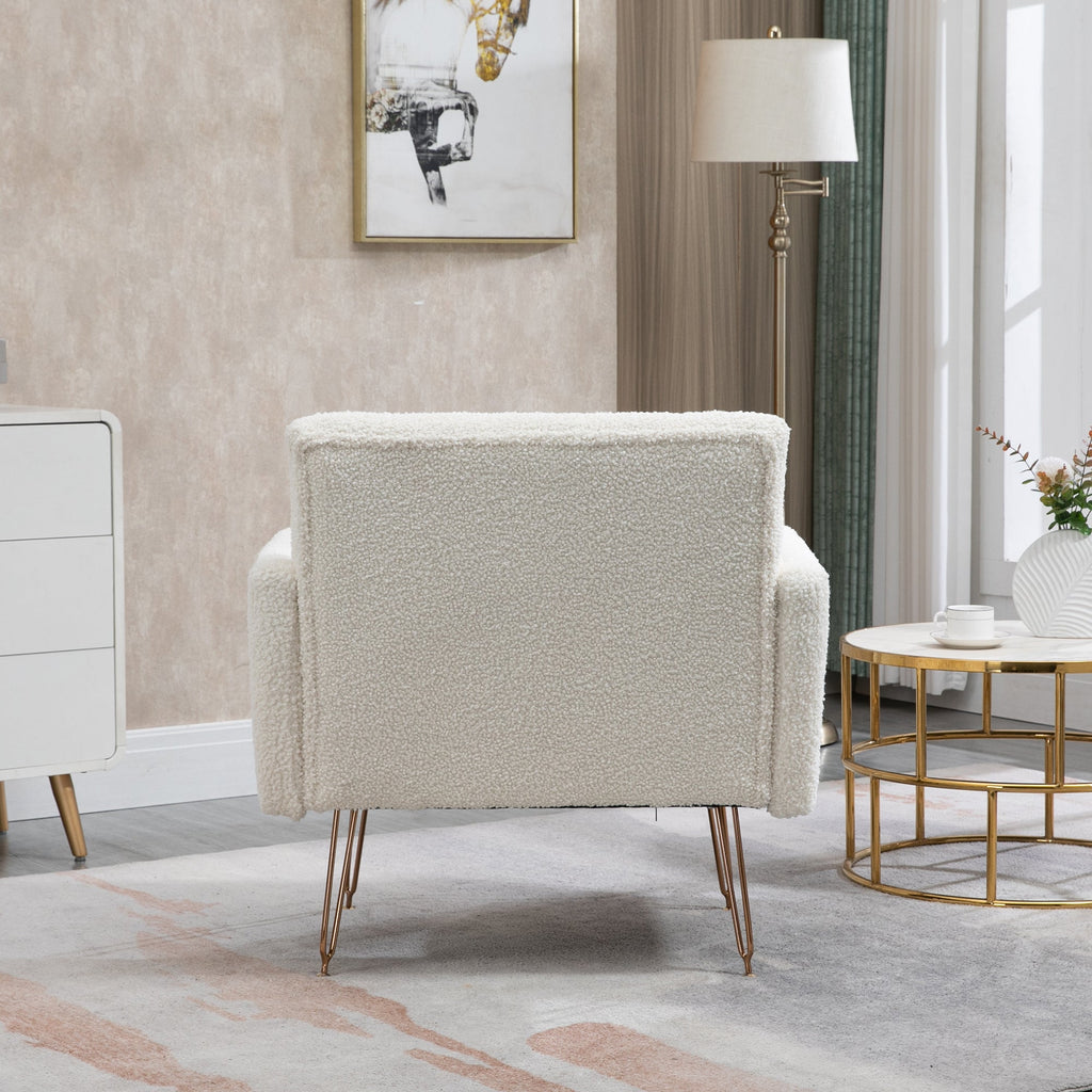 Chair, Armchair Single Sofa Modern Tufted Upholstered Side Reading Chairs