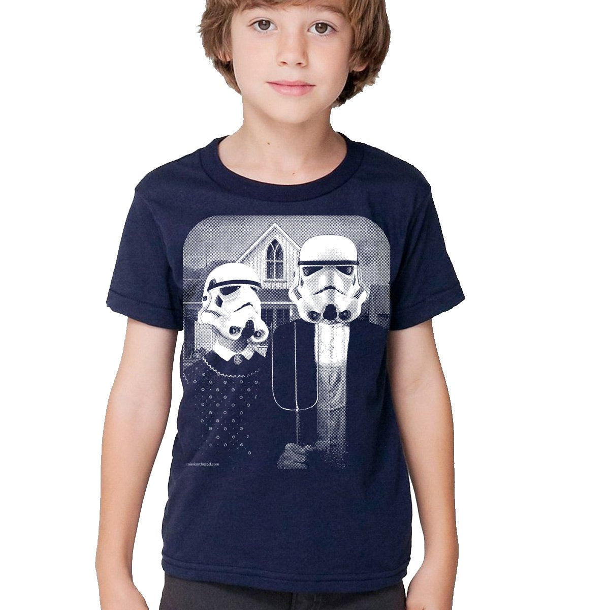 Kids tshirt Star Wars American Gothic