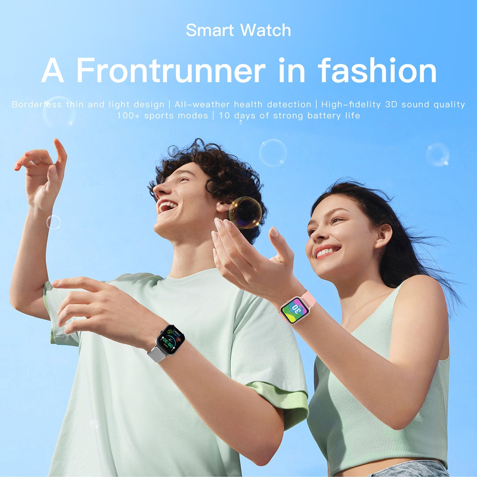 Watch, Smart Watch 1.83" IP67 Waterproof Fitness Tracker with Heart