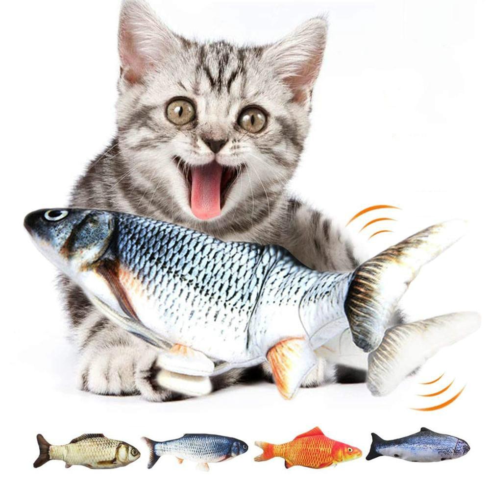 Cat Toy, Electric Flipping Fish Toy for Cats