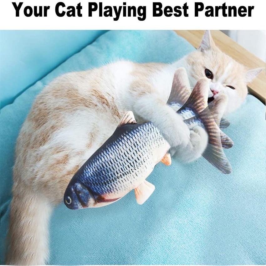 Cat Toy, Electric Flipping Fish Toy for Cats