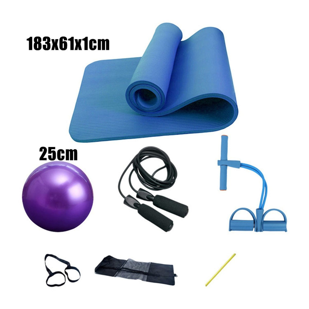 Yoga, Deluxe Yoga Fitness 5 pcs Exercise Set