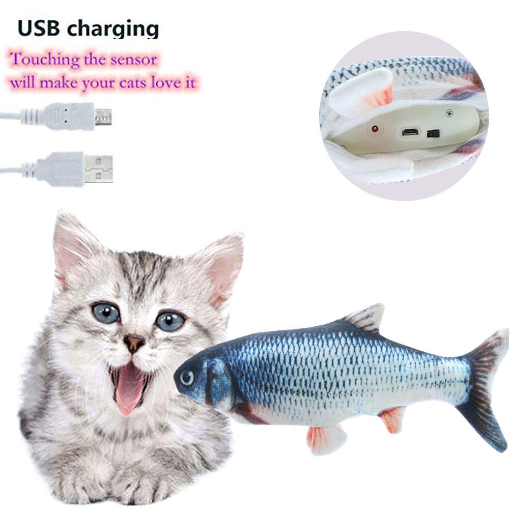 Cat Toy, Electric Flipping Fish Toy for Cats