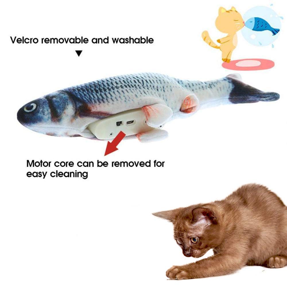 Cat Toy, Electric Flipping Fish Toy for Cats