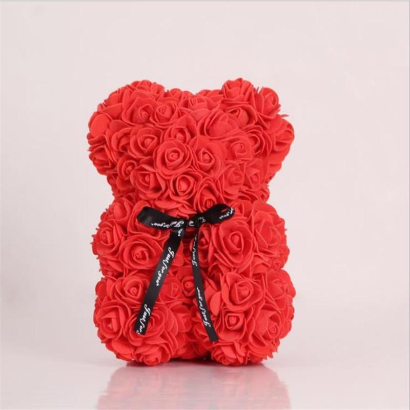 Teddy Bear, Valentine's Day Gift PE Rose Bear Toys Stuffed Full Of Love Romantic